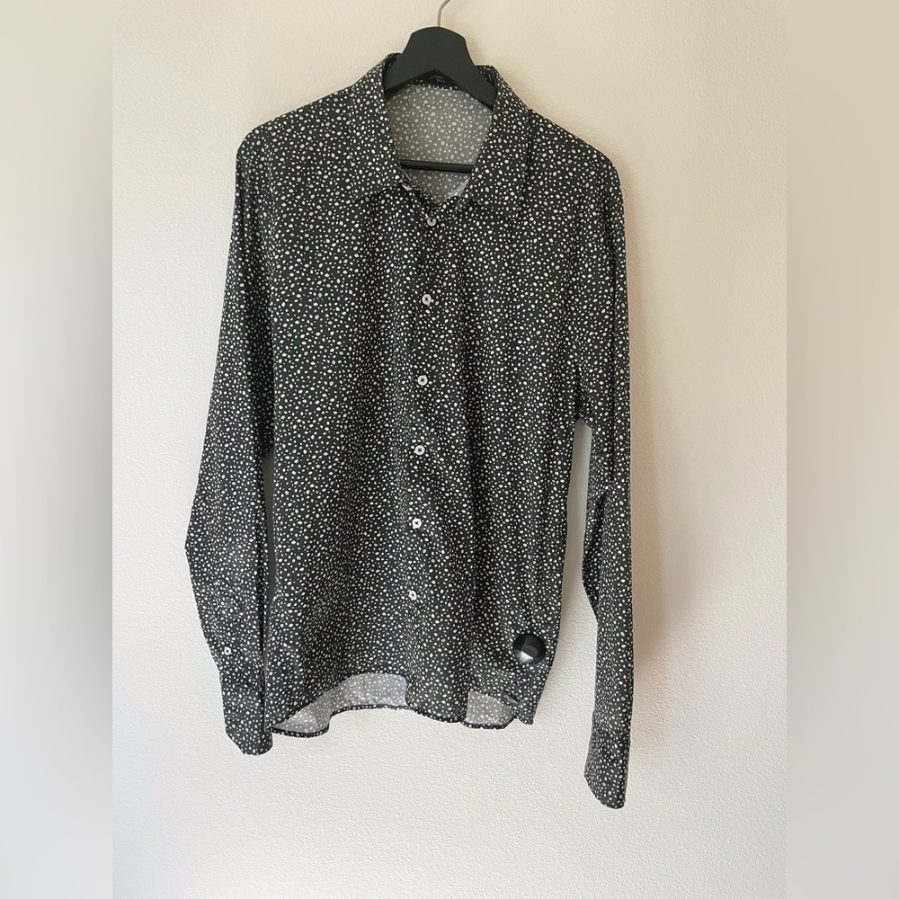 GoodMan MAN Brand Shirt white black NWT